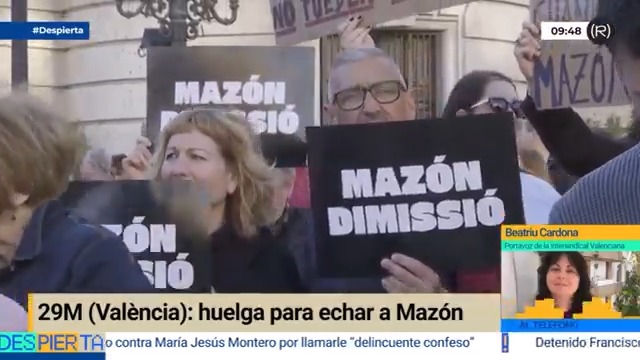 📢 Hablamos con Beatriu Cardona i Prats, portavoz de Intersindical_Valen, sobre la huelga general convocada para mañana en el País Valencià 👇🏽 #VagaGeneral29M 📺 DESPIERTA!