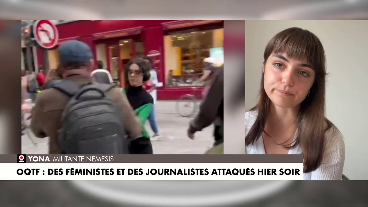 En marge d’un rassemblement d'organisations de gauche contre les OQTF, des militantes du Collectif Némésis venues dénoncer «le danger que représente l’immigration pour les Français», ont rapporté avoir été agressées. Une situation expliquée par une militante, dans #MorandiniLive