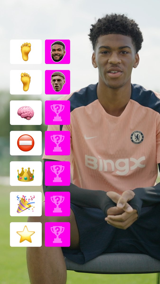 Josh Acheampong creates his ultimate Chelsea teammate 📝