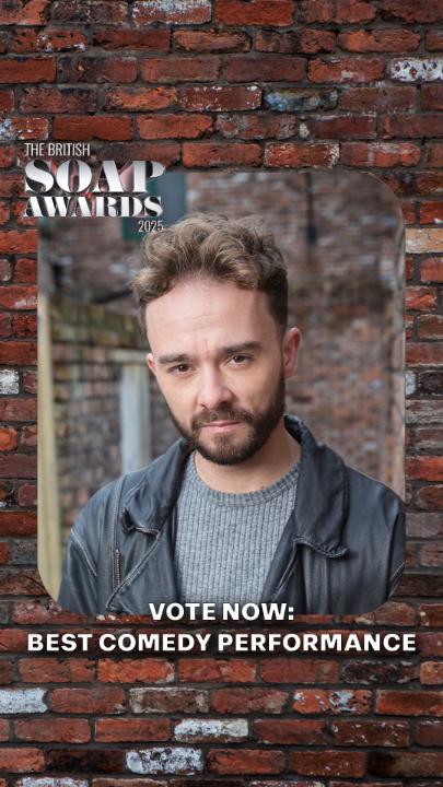 He might get told to "SHUT UP" more than anyone on the cobbles... But let's be honest, Jack P. Shepherd's comedy is GOLD! 😂 That's why he's up for Best Comedy Performance at this year's Soap Awards. Vote now: