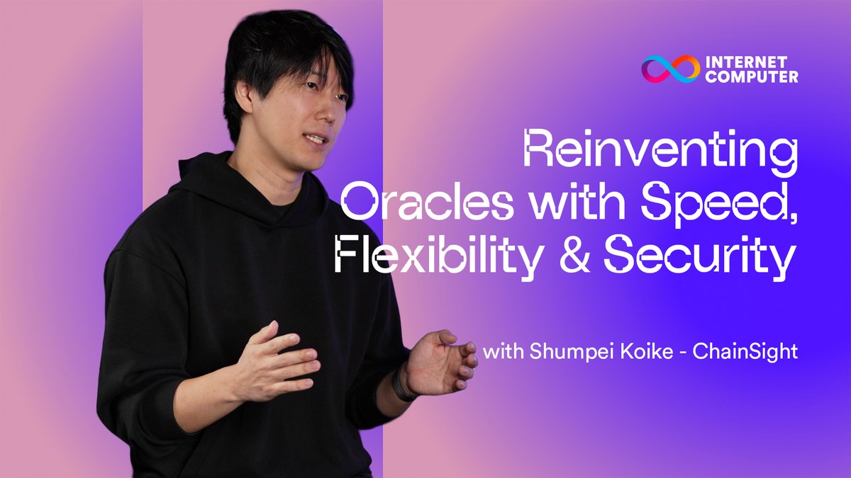 🚀 Can blockchain oracles be fast, flexible and secure? Chainsight says yes - with zkTLS and multi-source feeds. Founder Shumpei Koike (Shumpei) explains how: 🎥