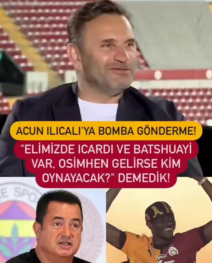 Okan Hoca, Acun’u hafif incitmiş.Kapak mapak ,her türlü saplamış.