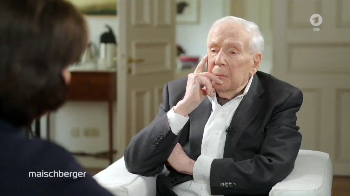 Der langjährige Spitzenpolitiker Klaus von #Dohnanyi fordert Kanzler #Merz auf, Wladimir #Putin in Moskau zu treffen und mit ihm direkte Gespräche zu führen. Das ganze Interview heute ab 22:50 bei #maischberger im Ersten und schon jetzt in der Mediathek: