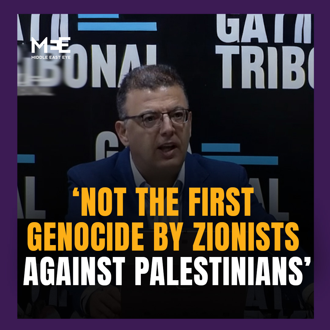 Speaking at the Gaza Tribunal in Sarajevo, Dr Nimer Sultany speaks said that Israel’s current war on Gaza “is not the first genocide that Zionism has inflicted on the Palestinians”.