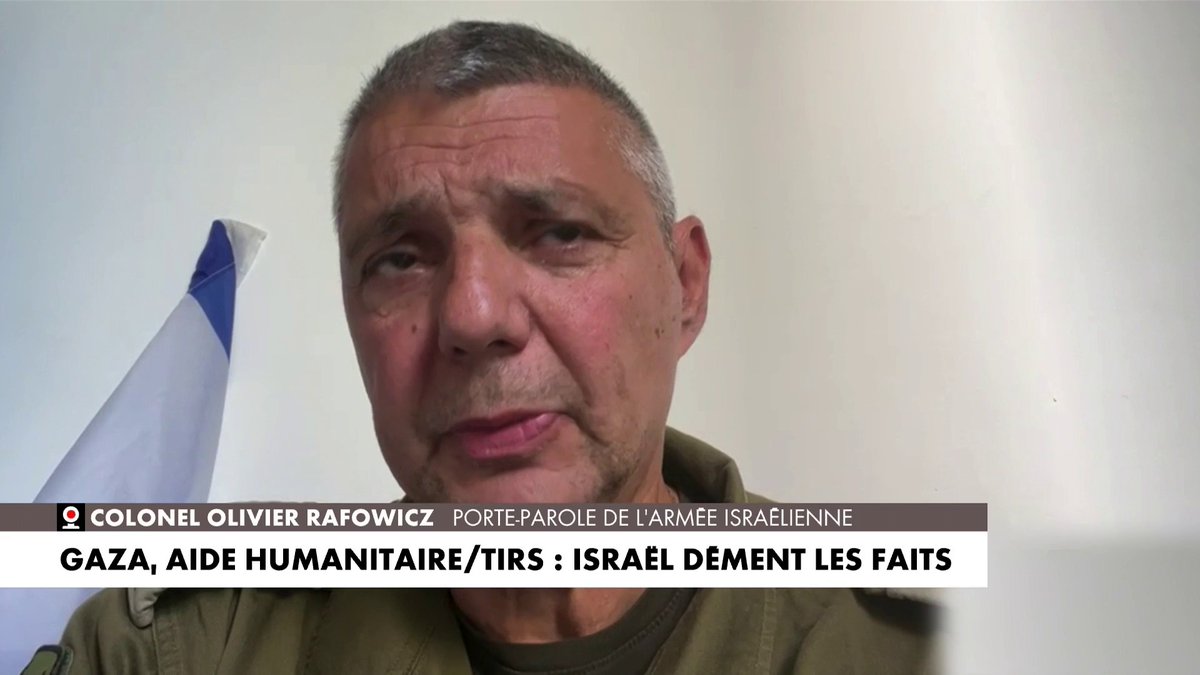 «Le Hamas fait tout pour empêcher la population de Gaza de recevoir l’aide humanitaire sans son intermédiaire», affirme le colonel Olivier Rafowicz, porte-parole de l'armée israélienne, dans #180MinutesInfo