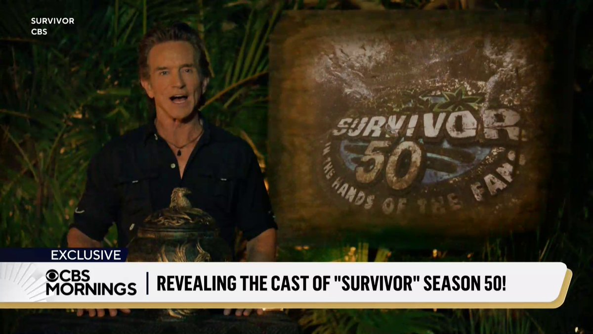 EXCLUSIVE: Jeff Probst is revealing the highly-anticipated cast of the 50th season of "Survivor," which includes 24 iconic players from the series’ history — including “The White Lotus” creator Mike White, Season 1 cast member Jenna Lewis-Dougherty and winners Dee Valladares and Kyle Fraser. #Survivor50