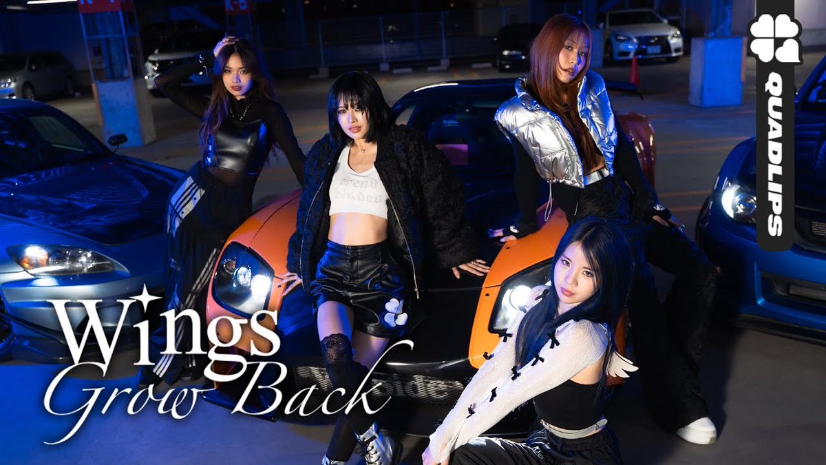QUADLIPS 6th Single 'Wings Grow Back' MV has been released on Youtube!