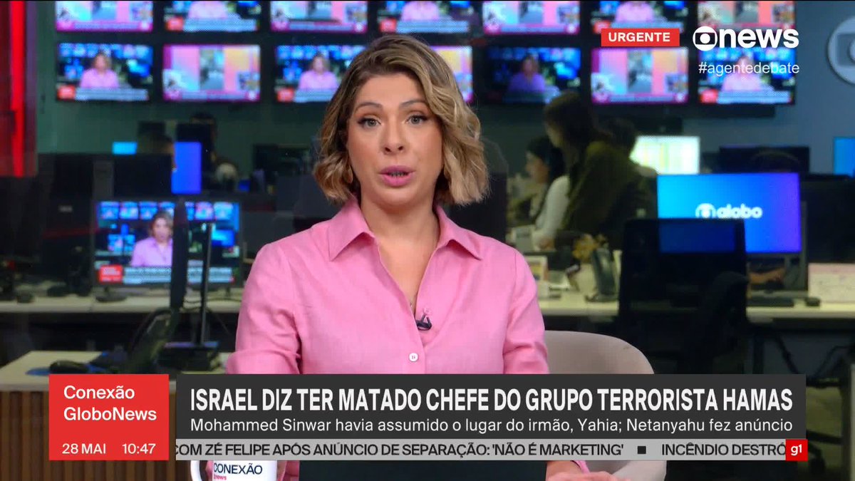 Israel diz ter matado chefe do grupo terrorista Hamas; Mohammed Sinwar havia sumido o lugar do irmão, Yahia. #ConexãoGloboNews ➡ Assista na #GloboNews :