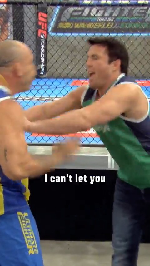 🗣️ "I can't let you get close!" Chael Sonnen and Wanderlei Silva's rivalry was no like other 🤣 Team Cormier vs Team Sonnen #TUF33 streaming NOW on UFC FIGHT PASS 📺