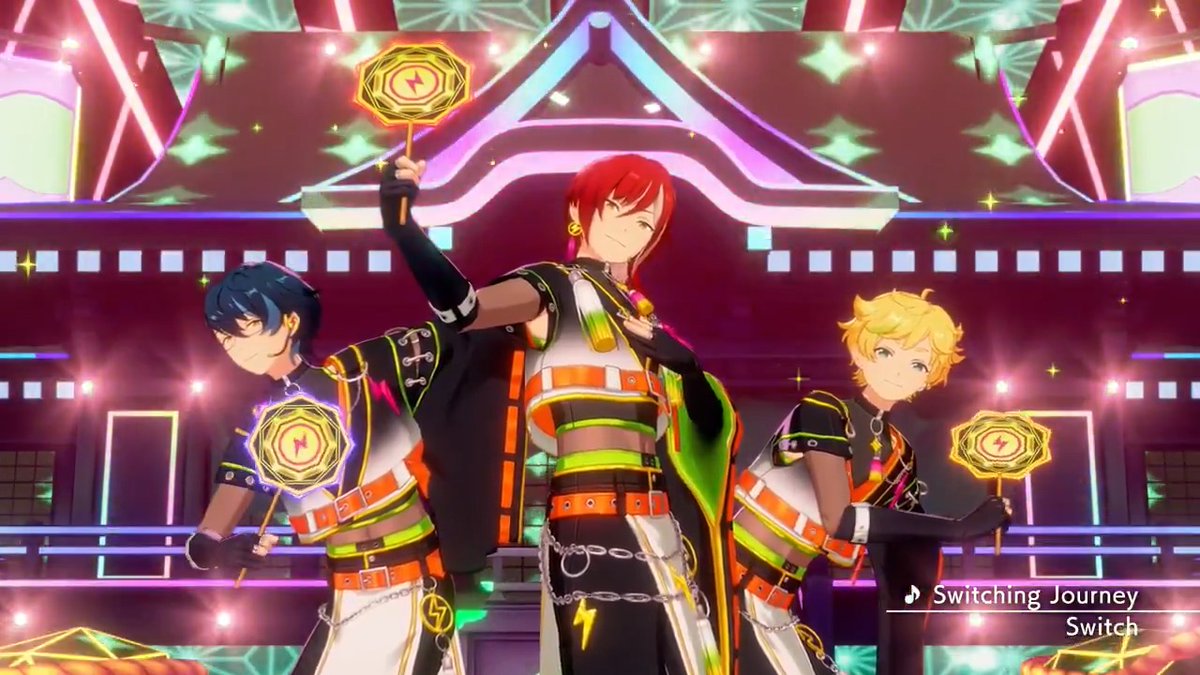 (12/12)【お知らせ】 5月31日〜 ESファン感謝祭『感謝祭*縁を紡ぐWorld Switching』開催予定⚡️ 『Switch』が歌う『Switching Journey』のMVを先行公開します⛩️ イベント予告はXとアプリ内に掲載中! #あんスタ