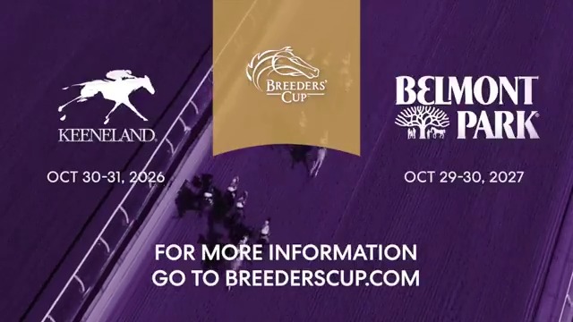 Two legendary venues, two stages, ready to welcome the world! 🌎 The Breeders' Cup is thrilled to announce the upcoming locations for the 2026 and 2027 Breeders' Cup World Championships: 🏆 Oct. 30-31, 2026: @Keeneland 🏆 Oct. 29-30, 2027: @theNYRA's Belmont Park