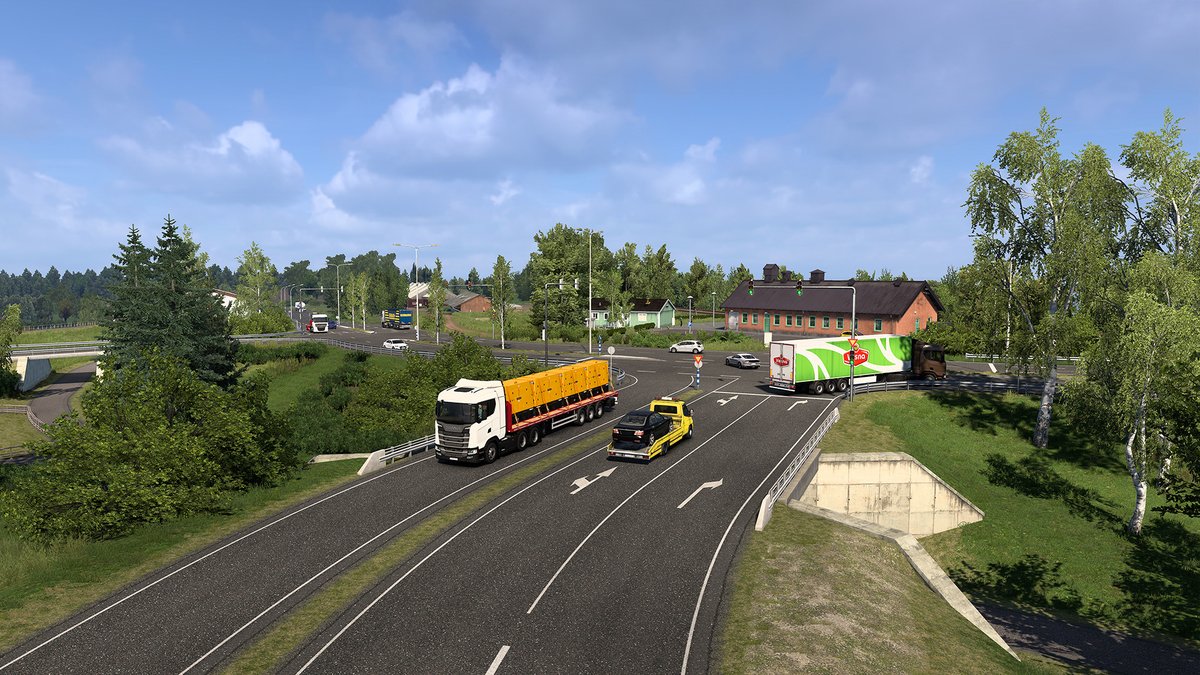One border, two countries, and a seamless connection! 🇫🇮🇸🇪 In our latest development blog post, we share more about the cities of Tornio and Haparanda in our upcoming Nordic Horizons DLC for Euro Truck Simulator 2 🚛 Read more at:
