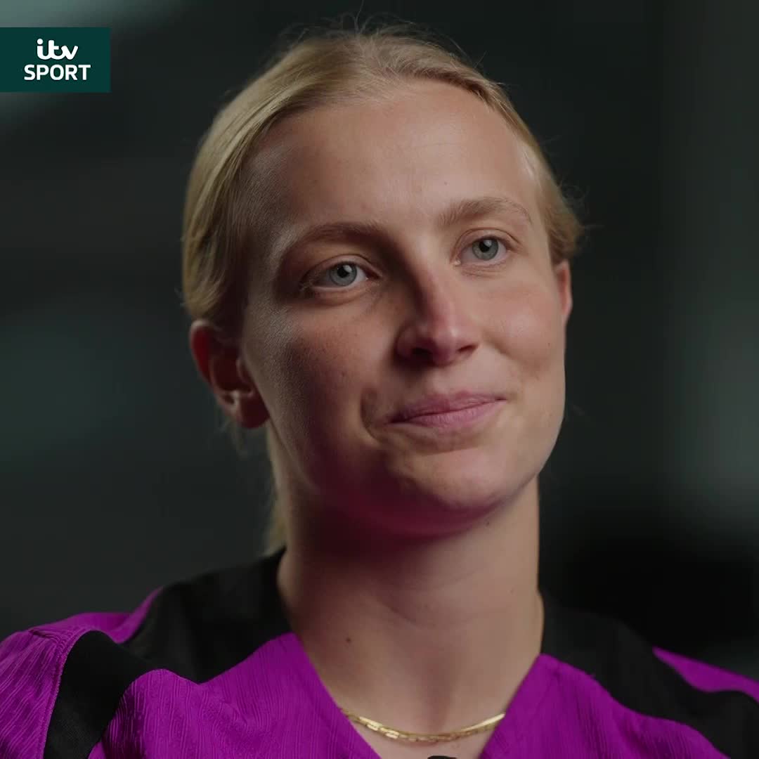 "I think of all the people who did what they did to get us where we are today." Aggie Beever-Jones on what it means to play for England ❤️ #ITVFootball | #Lionesses | Lionesses | Katie Shanahan