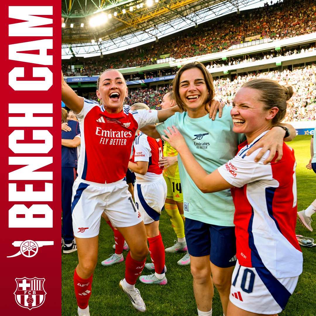 They thought it was all over...it is now! 🤯 A very special Bench Cam is now yours to enjoy, Gooners 👇