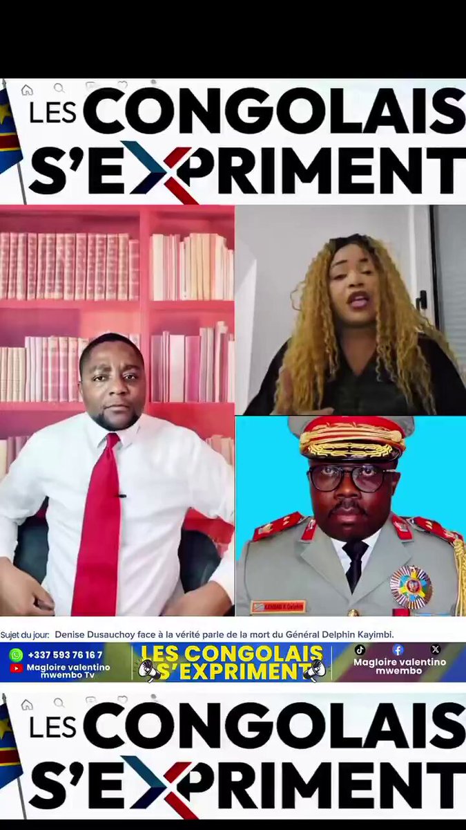 Qui a commandité l’assassinat du Général Delphin KAHIMBI ? Denise DUSOCHOY répond 😭