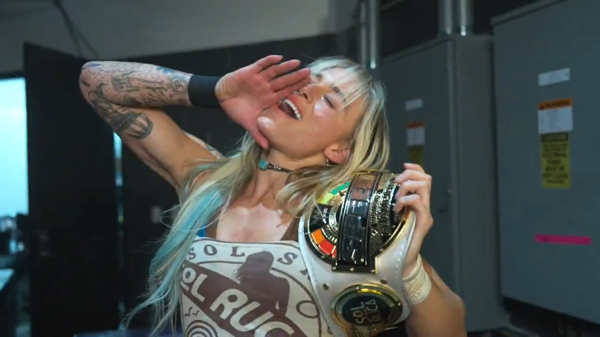 After an intense match, the #WWESpeed Women's Championship stays with Sol Ruca! 👏