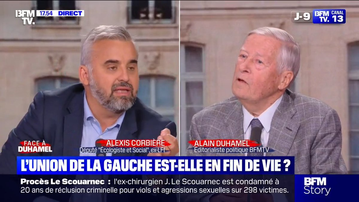 Ce que les électeurs de gauche refusent, c'est une division de la gauche qui risque d'ouvrir les portes de l'Elysée à l'extrême droite. Sans candidat unique à gauche, nous ne gagnerons pas les élections présidentielles. #BFMTV