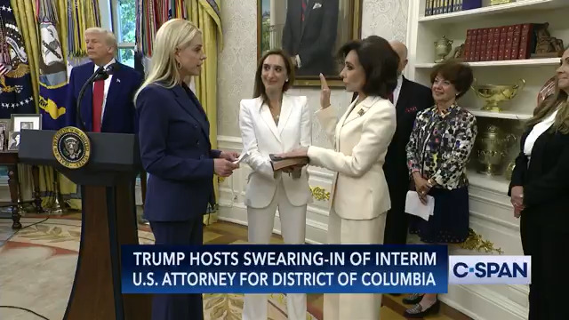 Jeanine Pirro is sworn in as Interim U.S. Attorney