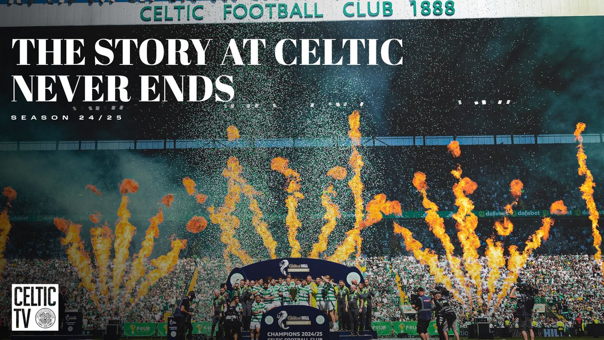 🎞️ The story at Celtic never ends... A season full of moments. A double secured. Memories made. #CelticFC🍀🏆
