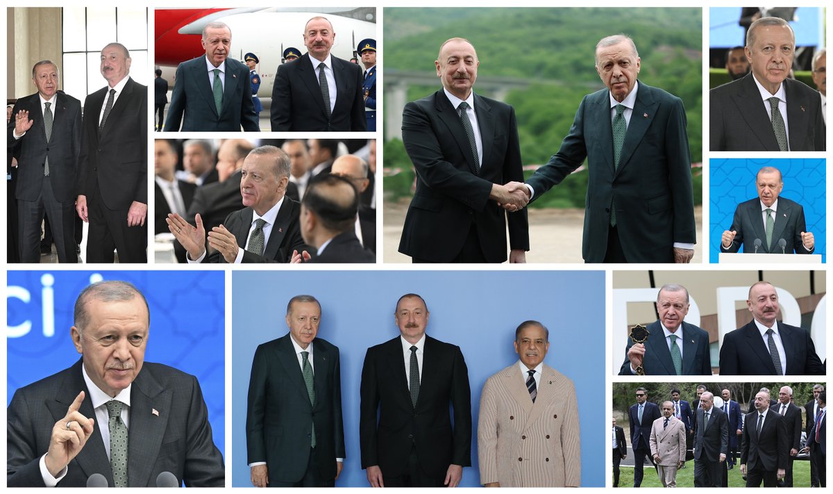 Karşılıklı sevgi, saygı ve güvene dayanan, aynı medeniyet ikliminden beslenen, ortak idealleri paylaşan üç kardeş ülke: Türkiye, Azerbaycan, Pakistan 🇹🇷🇦🇿🇵🇰