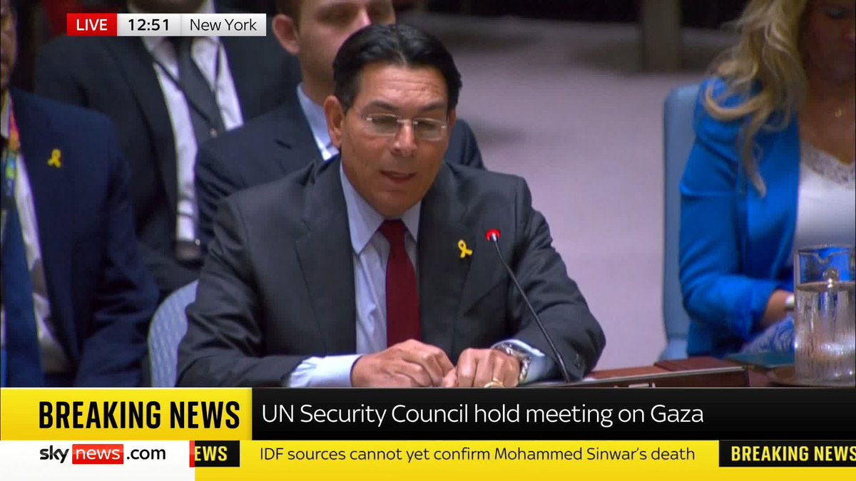 "Retractions don't put bullets back in the gun" Israel's ambassador to the United Nations, Danny Danon accuses the UN of "anti-semetic propoganda", while addressing the UN Security Council Latest ➡️ 📺 Sky 501 and YouTube