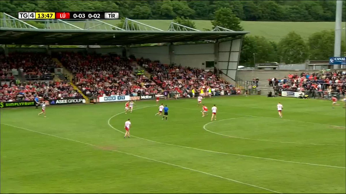 14 nóim #LOUvTYR Louth GAA 0-03 Tyrone GAA 1-02 Cúl faighte ag Noah Grimes!🤩 Grimes slots home after a classy side-step! BEO/LIVETG4 AR TG4 📺 #GAABEO Dalata Hotel Group