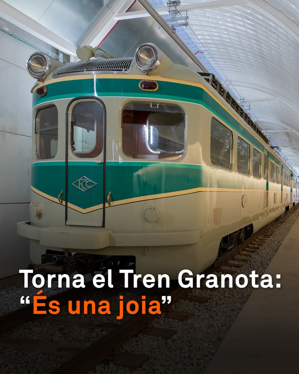 "És or dels ferrocarrils." L'històric Tren Granota de FGC torna a circular alguns diumenges. Un viatge ple de nostàlgia per a molts usuaris: "L'havíem agafat fa 40 o 50 anys per anar d'excursió per Collserola"