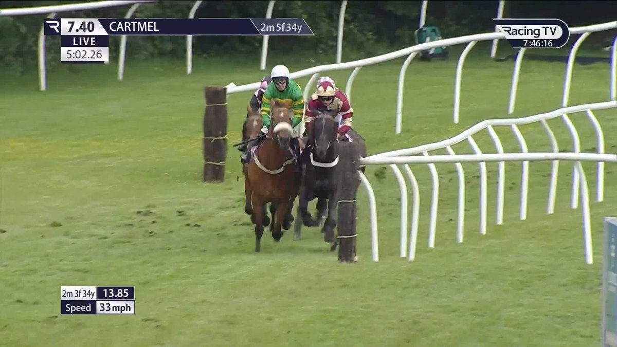 Coqolino makes two wins here in five days with success in the Go Green Solar Novices' Limited Handicap Chase for Richie McLernon and Ben Haslam