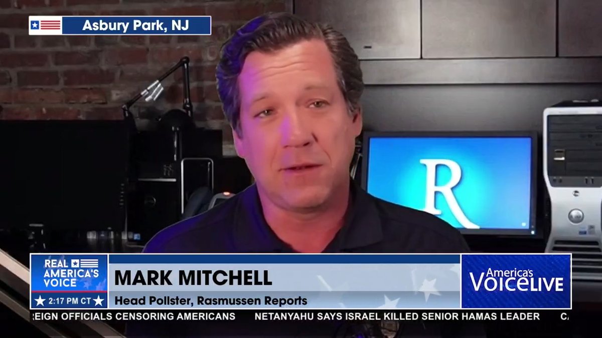 "DONALD TRUMP'S APPROVAL RATING IS 53%, NET +7" 😃 "In 20 years, we've never seen anything like this." Mark Mitchell, Rasmussen Reports Rasmussen Reports Steve Gruber