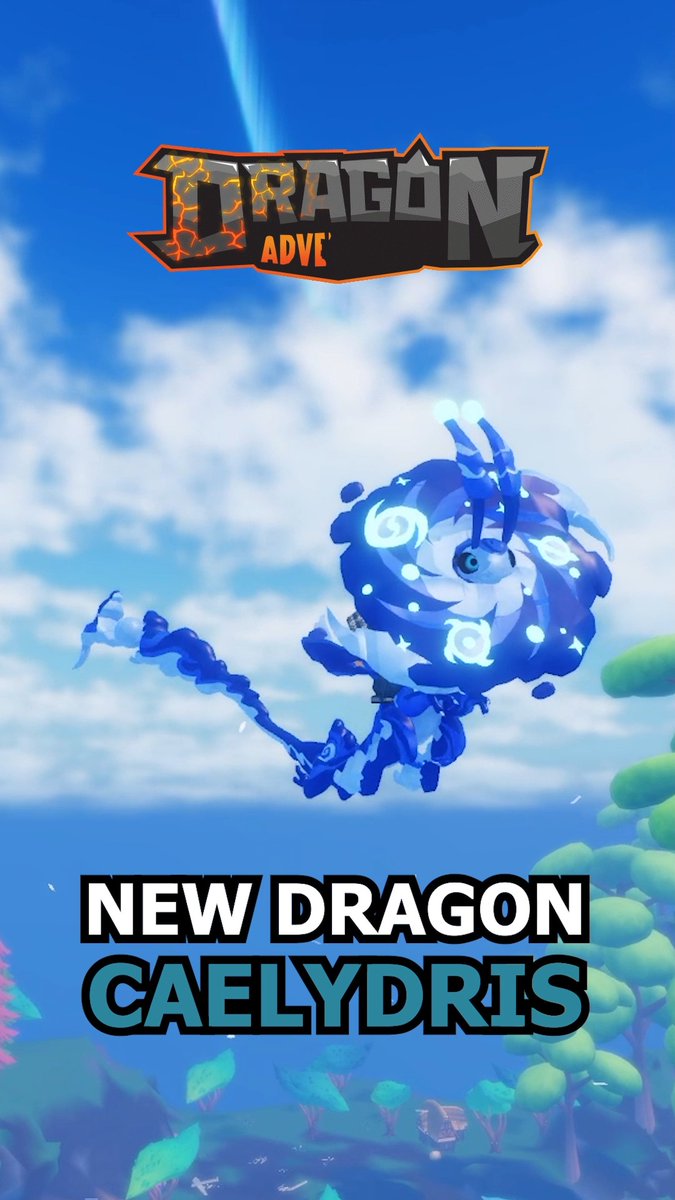 The adorable Caelydris is crashing down from the cosmos into Dragon Adventures as the newest season dragon! Releasing this Saturday on Roblox! 🌌 #DragonAdventures #Roblox #RobloxDev #TwinAtlas #SonarStudios