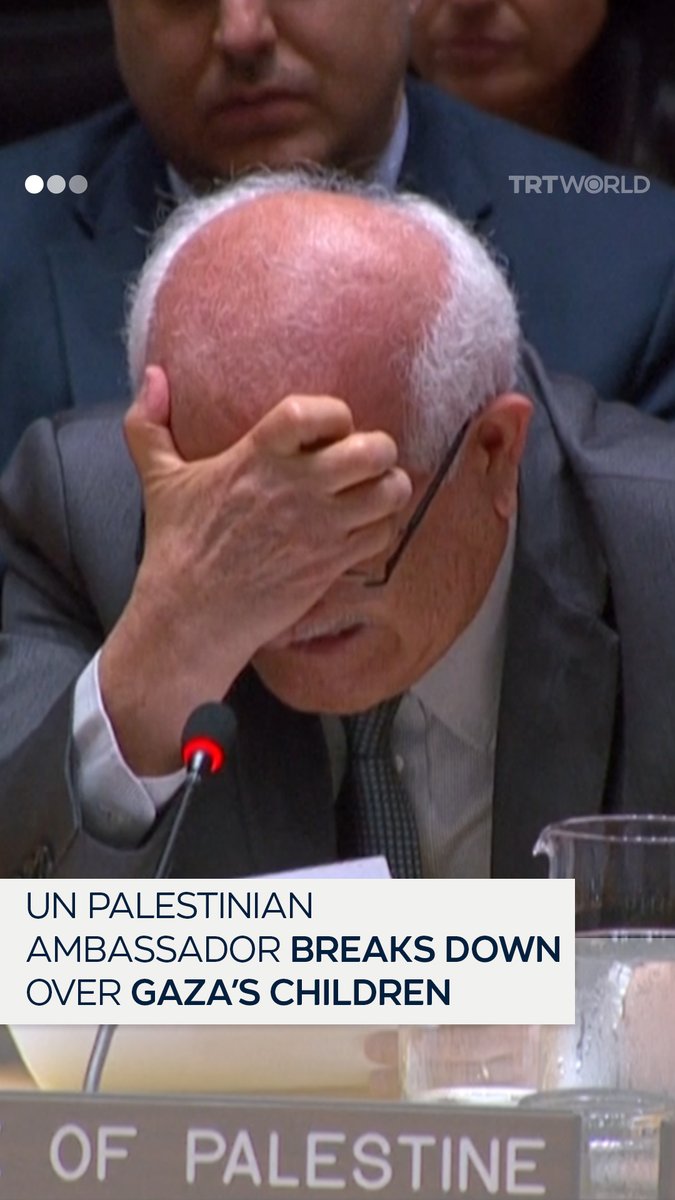 Palestinian Ambassador to the United Nations, Riyad Mansour, broke down in tears during his address to the UN Security Council on Wednesday, May 28, as he recounted the tragic case of Dr Alaa al-Najjar, the Palestinian doctor who lost nine of her 10 children after they arrived at the hospital where she worked