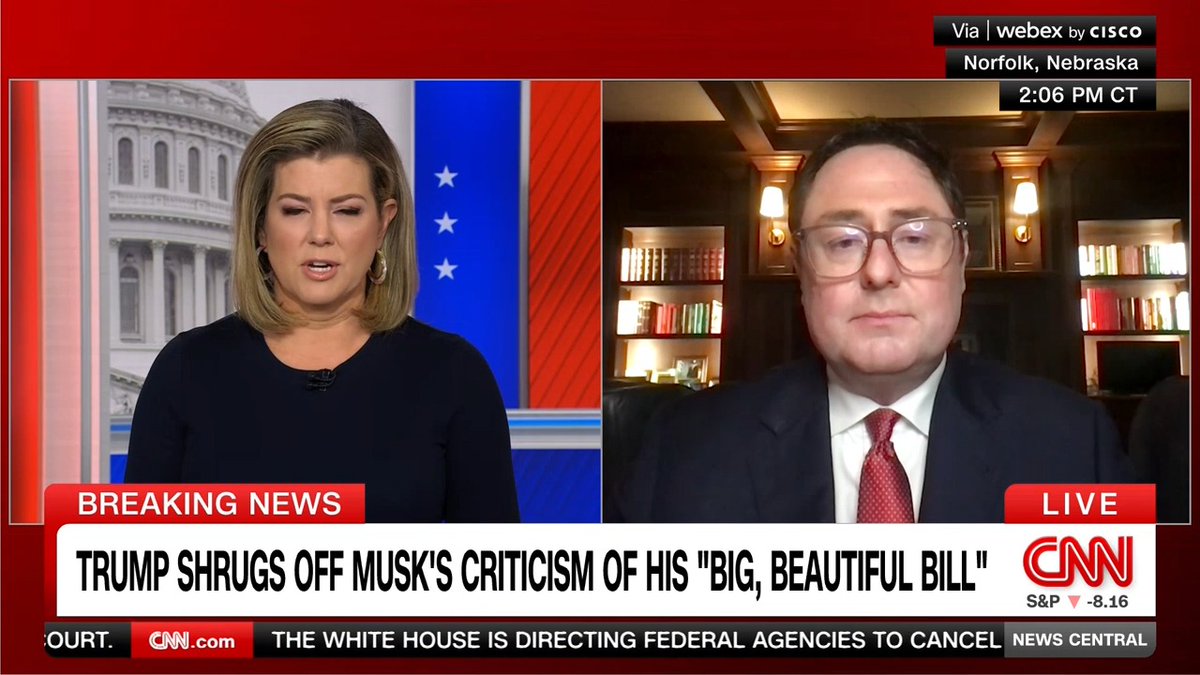 U.S. Rep. Mike Flood (R-NE) deflects responsibility after saying last night at his town hall that he voted for the GOP budget bill without knowing it would allow President Donald Trump to ignore court orders of contempt. "Only after we ended up voting on the bill did [the bar association] reach out to me and say, 'Hey, we need to examine this right now.' ... Now that there’s awareness about the section that I referenced, I think there will be a discussion about whether it remains in the bill."