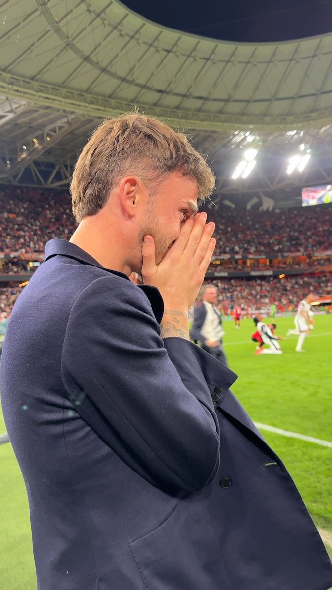 The emotions at full-time 🥹 This time last week... ⏪