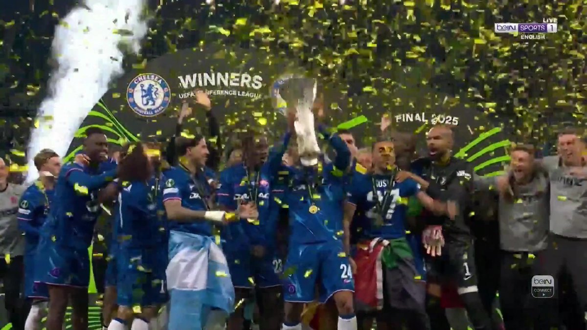 🏆🙌 Chelsea are officially the first team to win all four major European club trophies! Champions League 🏆🏆 Europa League 🏆🏆 Cup Winners' Cup 🏆🏆 Conference League 🏆 #UECLfinal