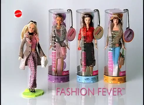 barbie - "fashion fever" doll commercial (2004)