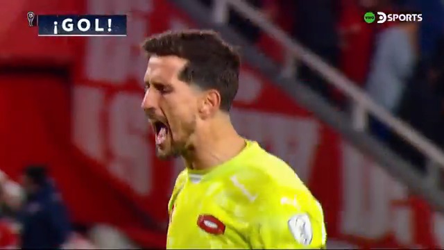 Precisión absoluta en los 3 implicados: Cabral, De Irastorza y Tarzia. Golazo.
