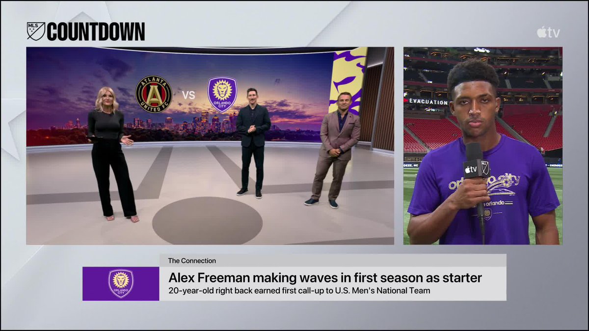 Alex Freeman of Orlando City SC joined us on Countdown Tune in to MLS Countdown: