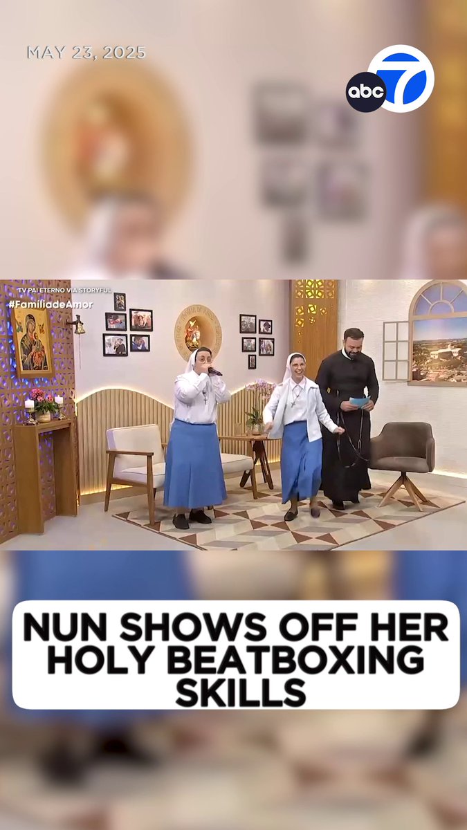 Two Brazilian nuns have gone viral after dropping an impromptu beatbox and dance session during a Catholic television program. 😅