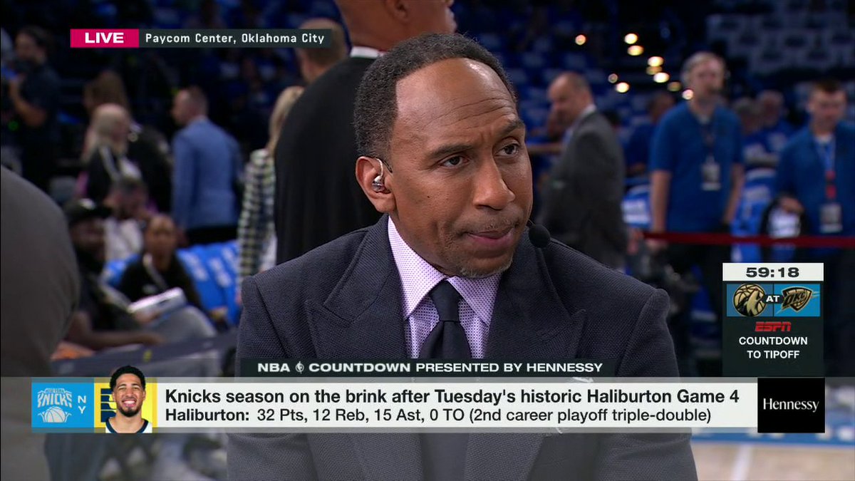 "They're the better team from top to bottom." @StephenASmith praises the Pacers for their ECF performance 👏