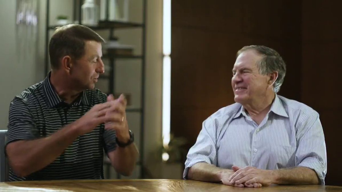 "Now you can smash 'em with your hands and they ... won't call a penalty." Dabo Swinney on Ian Schieffelin transitioning from basketball to Clemson Football 😂
