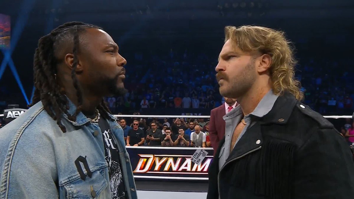 What is @SwerveConfident doing out here?! Watch #AEWDynamite LIVE on TBS & MAX
