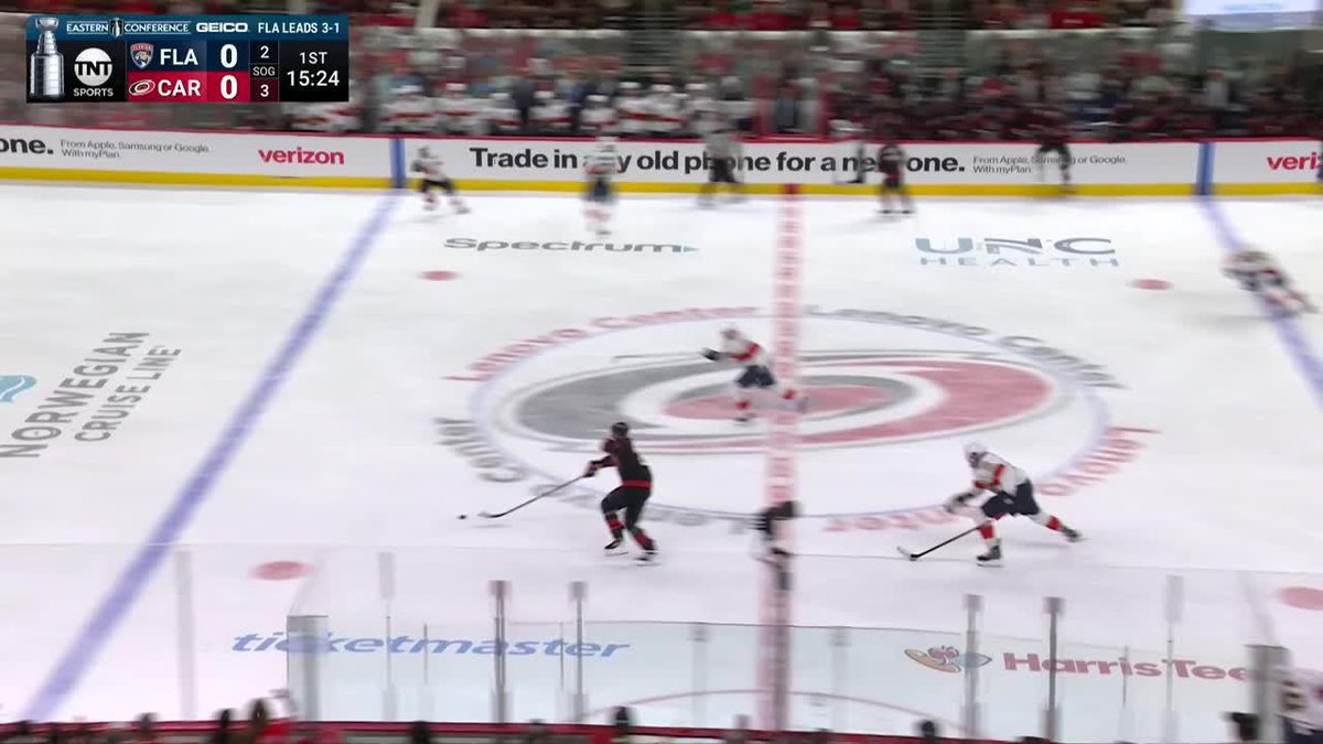 SEBASTIAN AHO STRIKES FIRST, THEY'RE ROCKING IN RALEIGH 😱