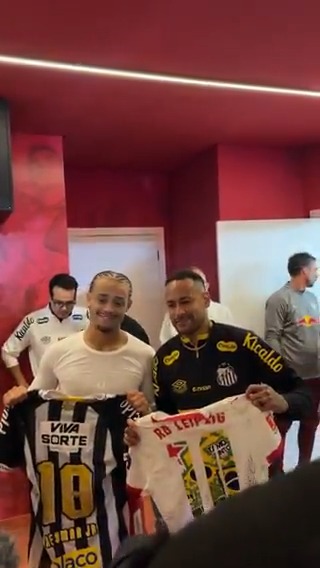🔟 @XaviSimons & 🔟 @NeymarJr 🔴⚪️ RB Leipzig & ⚪⚫ Santos FC