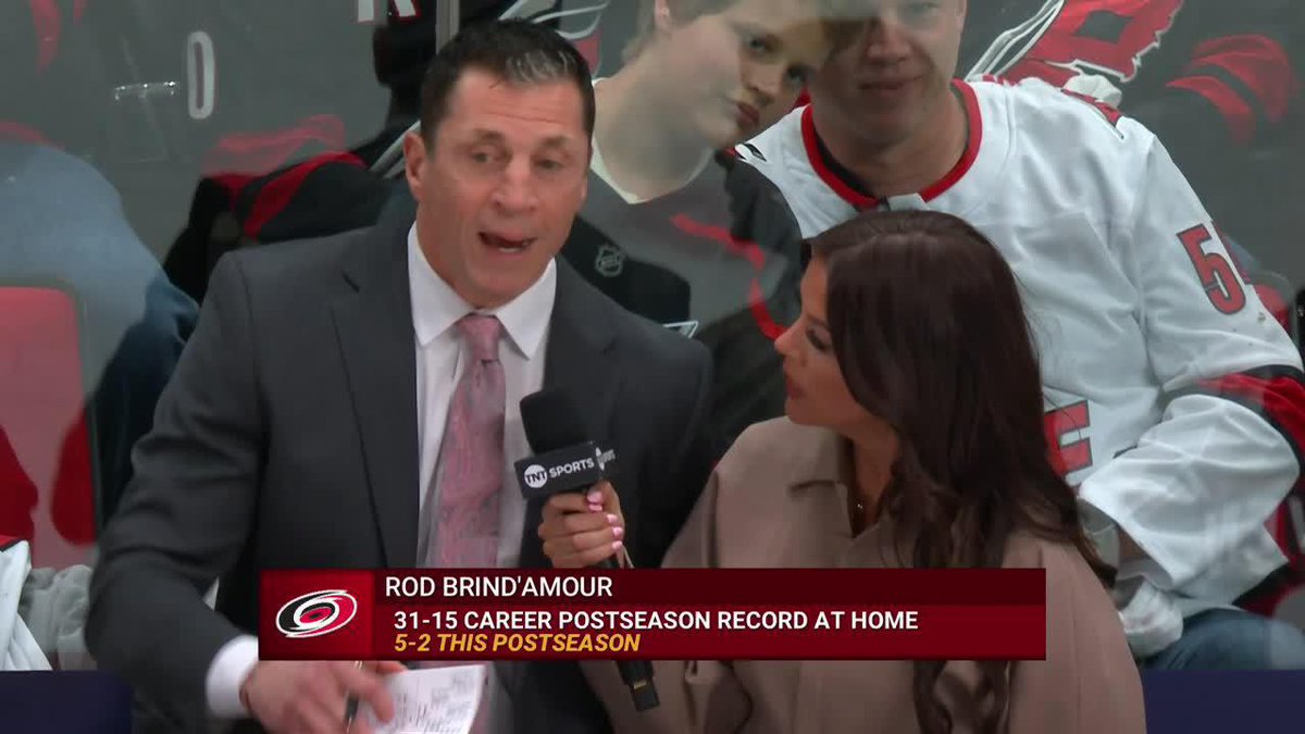 Rod Brind'Amour is not happy with the penalties so far in Game 5 😳