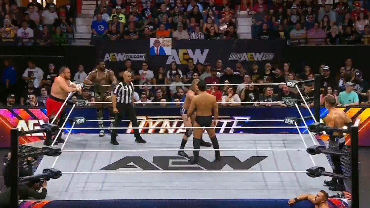 Why did @GriffGarrison1 get into strike exchange with 柴田勝頼 / Katsuyori Shibata? Watch #AEWDynamite LIVE on TBS & MAX