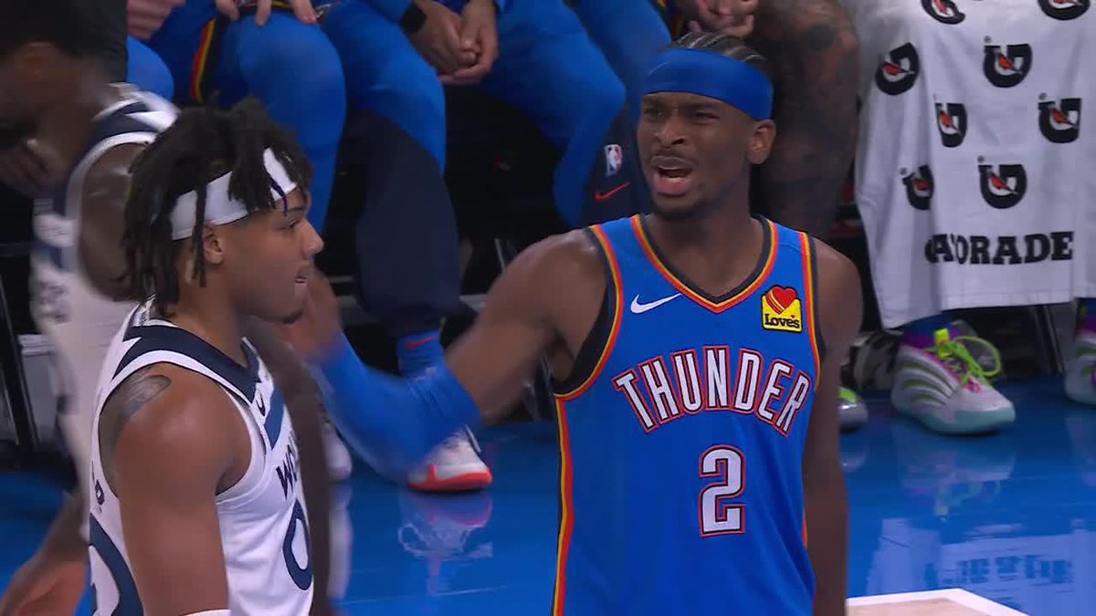 MVP and a leader ⚡ SGA is mic'd up for Game 5 🎙️