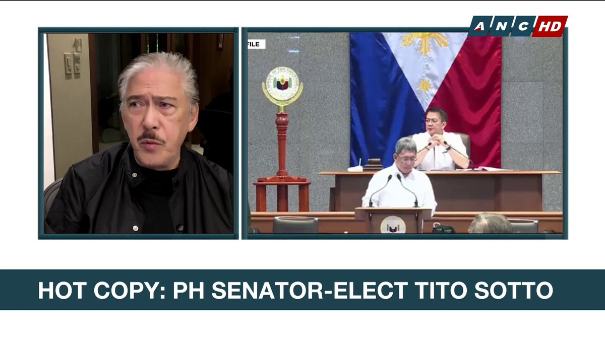 Senator-elect Vicente Sotto III believes he has an edge in the Senate leadership race if track record and experience are the basis. "I have been Senate president for 4.5 years, never charged with corruption, and budget has never been said as most corrupt," he said. #ANCHeadstart