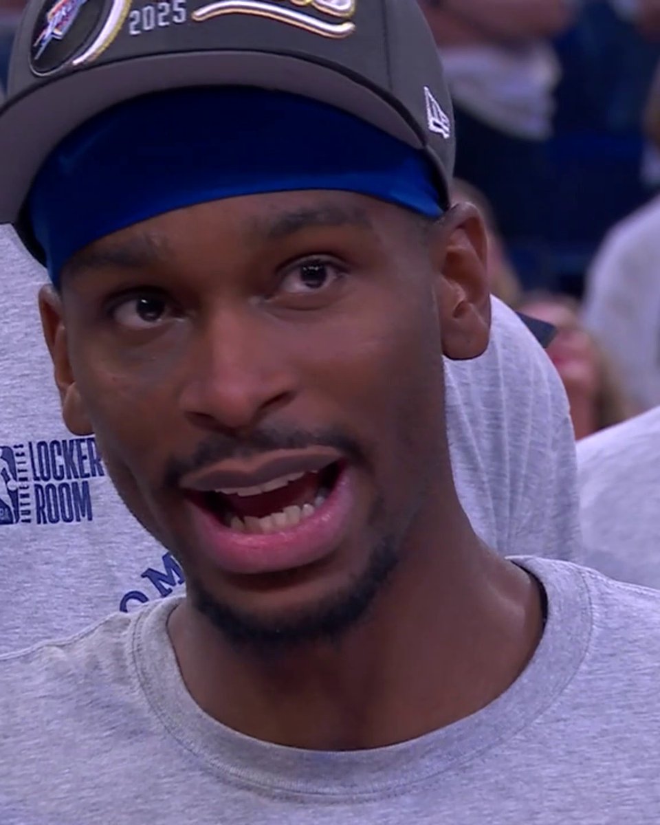 "I don't have 124 points by myself. I love these guys to death." SGA after winning WCF MVP 🙌