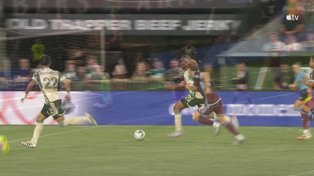 🇻🇪 Kevin Kelsy at the back post to give Portland the lead! 💪