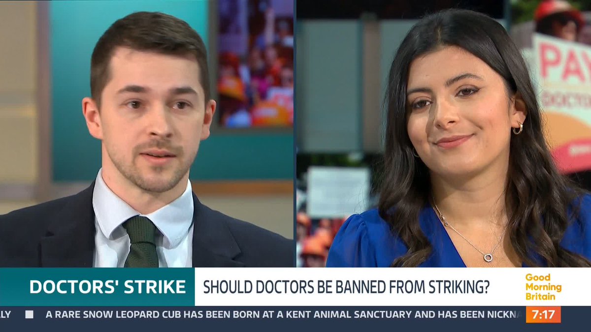 Health Secretary Wes Streeting has warned that resident doctors - formerly known as junior doctors - would “choke” the NHS by going back on strike, amid demands for a 29% pay rise. Should resident doctors be banned from striking?